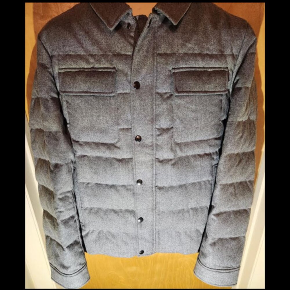 Peter Millar - Quilted Wool Jacket "DAVOS" - Men's XL (GREY)